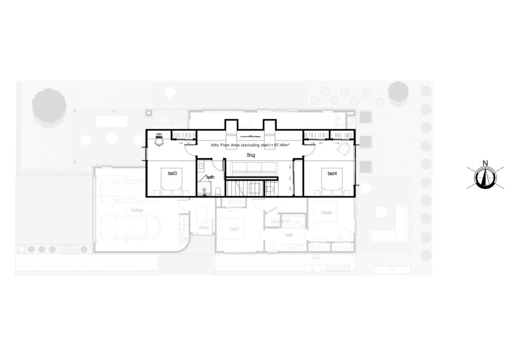 James Steel Bridleways Estate House Attic Layout